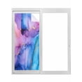 thumbnail image 1 of Blue Purple Ombre Window Privacy Film, Marble Modern Ink Painted Abstract Static Cling UV Sun Blocking Tint Film Heat Control Windows Films for Bedroom Bathroom, Window Stickers 29.5"x78.7", 1 of 8