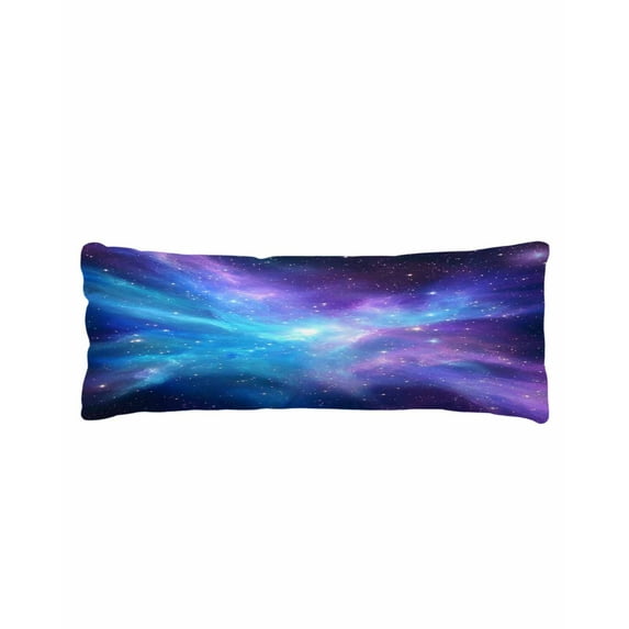 Blue Purple Sky Body Pillow Cover 20 x 54 Inch Decorative Pillow Cover Modern Abstract Minimalist Art Lumbar Pillowcase Seasonal Rectangle Cushion Case for Couch Sofa Bed Living Room