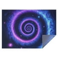 thumbnail image 1 of Blue Purple Tie Dye Mandala Pattern Rectangle Tablecloth 60"x84",Waterproof Polyester Rectangle Table Cloth, Wipeable Spillproof Polyester Tablecloth for Dining, Camping, Indoor and Outdoor, 1 of 5