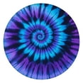 thumbnail image 1 of Blue Purple Tie Dye Mandala Pattern Round Fitted Tablecloth with Elastic Edge,Dining Table Cover Waterproof,Outdoor Round Tablecloth for Camping,Dining,Indoor and Outdoor, 1 of 7
