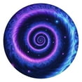 thumbnail image 1 of Blue Purple Tie Dye Mandala Pattern Round Fitted Tablecloth with Elastic Edge,Dining Table Cover Waterproof,Outdoor Round Tablecloth for Camping,Dining,Indoor and Outdoor, 1 of 7