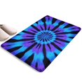 thumbnail image 1 of Blue Purple Tie Dye Pattern Flannel Non Slip Door Rugs,Washable Door Mats Indoor,Decorative Door Mats,Dirt-Resistant and Absorbent Doormat for Entrance,Bedroom,Kitchen,Bathroom,23.5x16in(60x40cm), 1 of 5