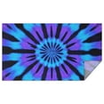 thumbnail image 1 of Blue Purple Tie Dye Pattern Rectangle Tablecloth 60"x102",Waterproof Polyester Rectangle Table Cloth, Wipeable Spillproof Polyester Tablecloth for Dining, Camping, Indoor and Outdoor, 1 of 6