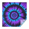 thumbnail image 1 of Blue Purple Tie Dye Pattern Square Tablecloth,Waterproof Square Table Cover,Wipeable Spillproof Washable Table Cover for Home Kitchen Party Decor 60"x60"(152x152cm), 1 of 6