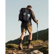 Blue Quartz 40L Hiking Backpack - Internal Frame Military Tactical Backpack with MOLLE System for Hiking, Camping, Backpacking, Travelling, Outdoor Climbing, Rucksack, Daypack for Men and Women