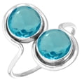 thumbnail image 1 of Blue Quartz Women Jewelry 925 Sterling Silver Ring, 1 of 5