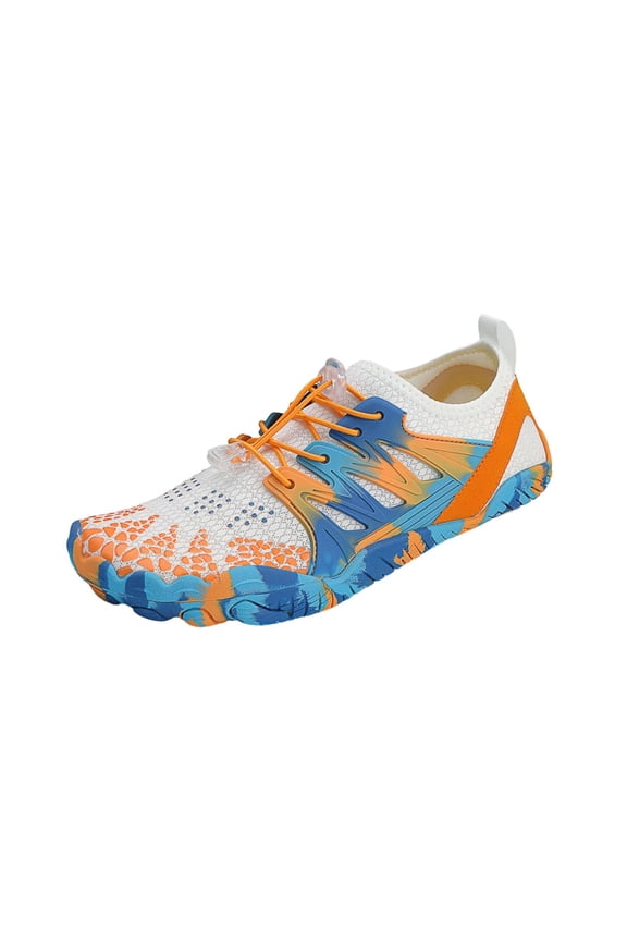 Blue Quick Dry Ladies Barefoot Water Shoes Athletic Outdoor Aqua Socks