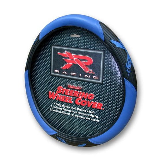 Blue R Racing Velocity Style Steering Wheel Cover