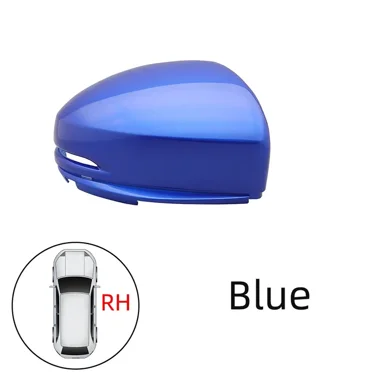 Passenger Side Right Door Mirror Cover Cap For Honda Fit/Jazz (2014-2018) – White, ABS Plastic