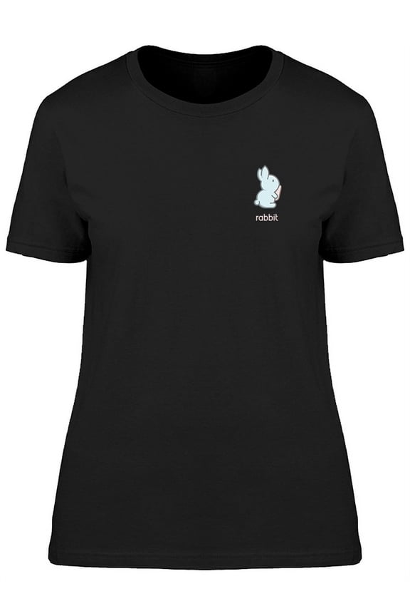 Blue Rabbit Baby Carrot Logo T-Shirt Women -Image by Shutterstock, Female 3X-Large