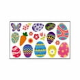 Blue Rabbit Egg Easter Static Film Glass Window Sticker Peel And Wall