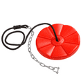 thumbnail image 1 of Blue Rabbit Play Disc Monkey Swing with Rope/Chain for Falcon Zip Line, Red, 1 of 6