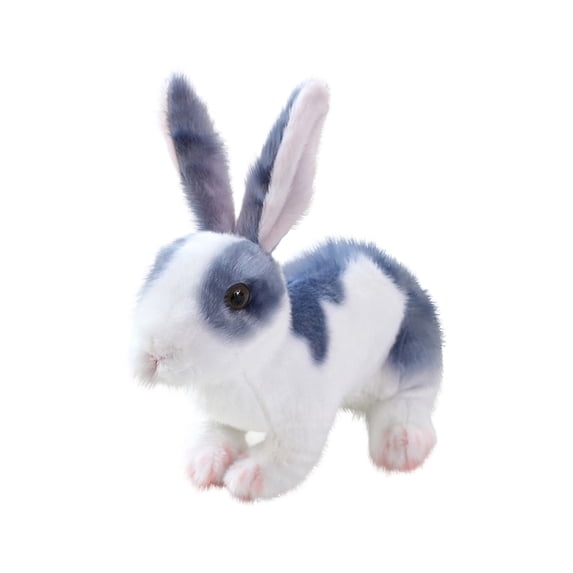 Blue Rabbit Plush Toys 12 Inch Soft Stuffed Bunny Cuddly Plush Animal for Nursery Decor All Ages Playtime Easter Holiday Single Pack