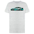 thumbnail image 1 of Blue Race Car T-Shirt Men -Image by Shutterstock, Male Large, 1 of 2