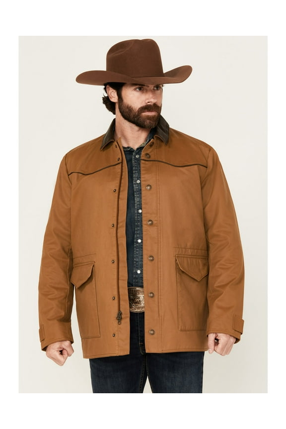 Men's Flannel Lined Rancher Jacket - BRFA24O13-CML X- US