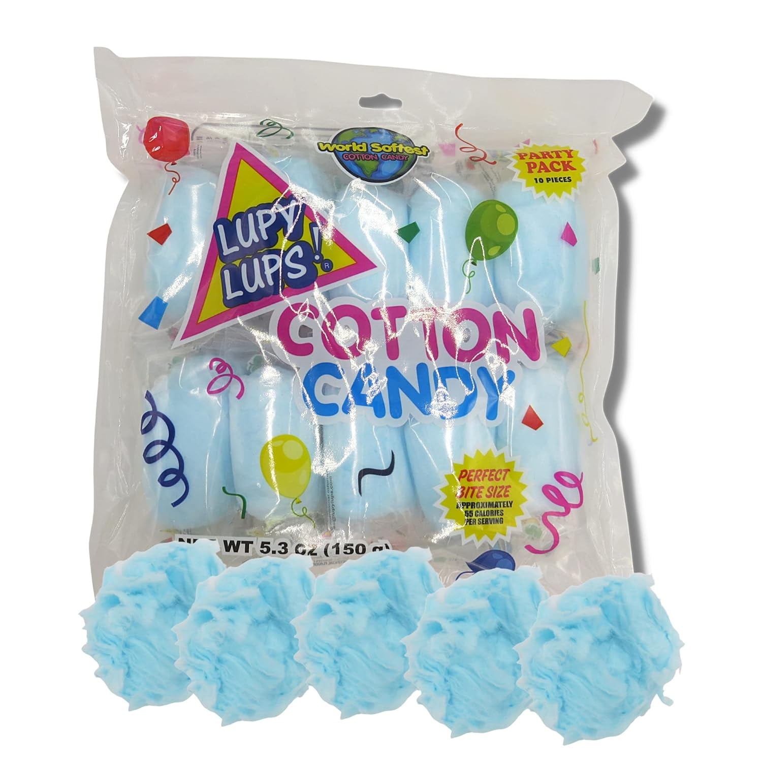 Blue Raspberry Flavor Cotton Candy, Gourmet Fruit Flavored Floss Sugar ...