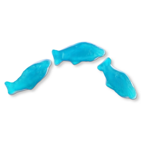 Blue Raspberry Gummi Dolphins (3.500 Lbs)