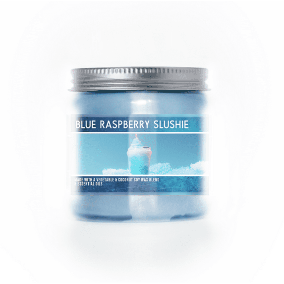 Blue Raspberry Slushie 3oz Mini Candle