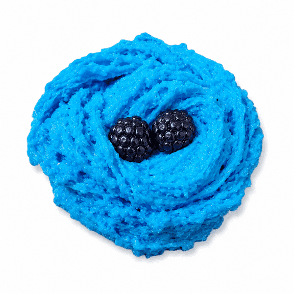 Hoshimi Slimes Blue Raspberry Slushy Snow Fizz Crunchy ASMR Slime, 8 oz