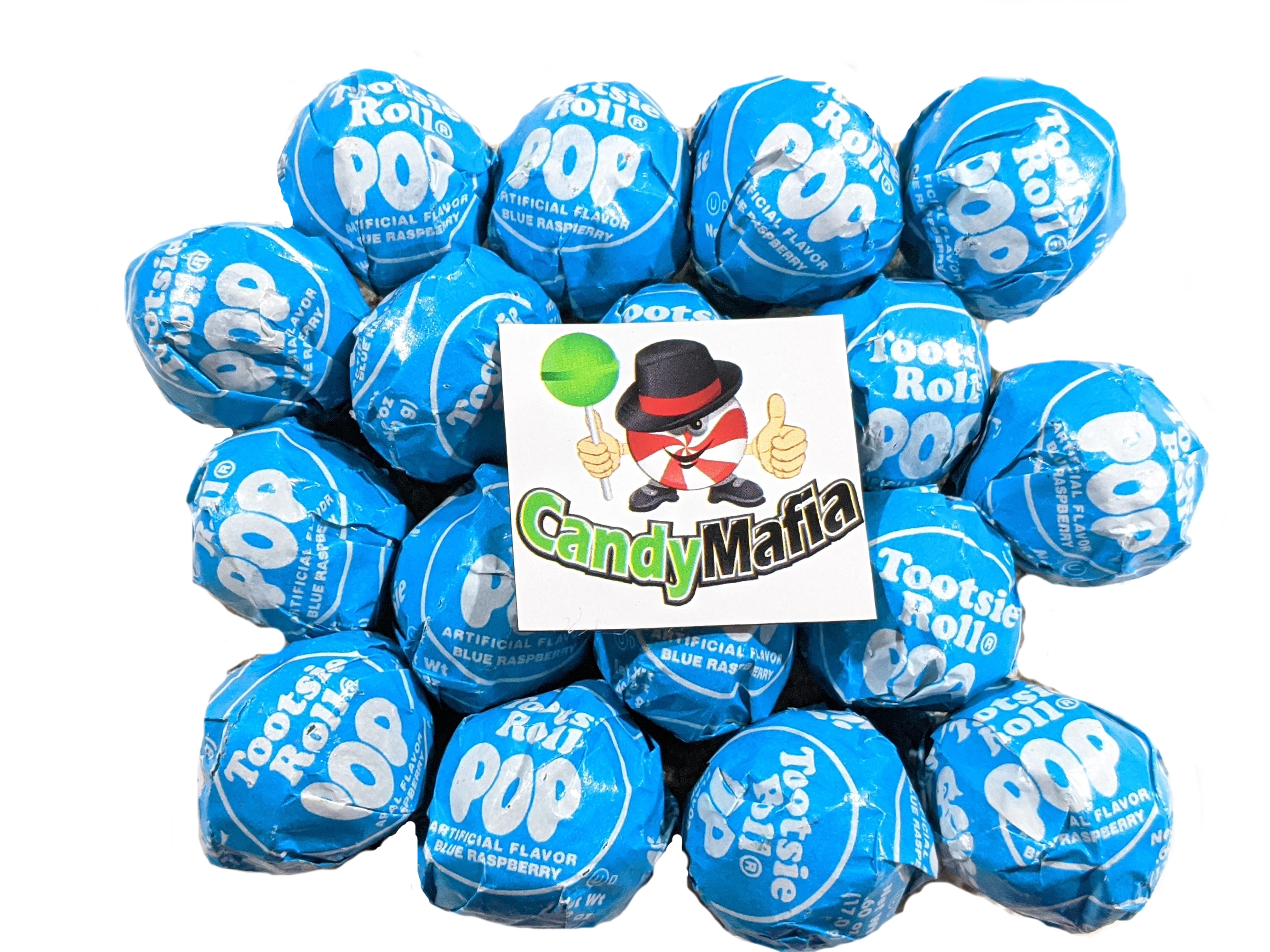 Blue Raspberry Tootsie Pops 60 Count with CandyMafia Magnet - Walmart.com