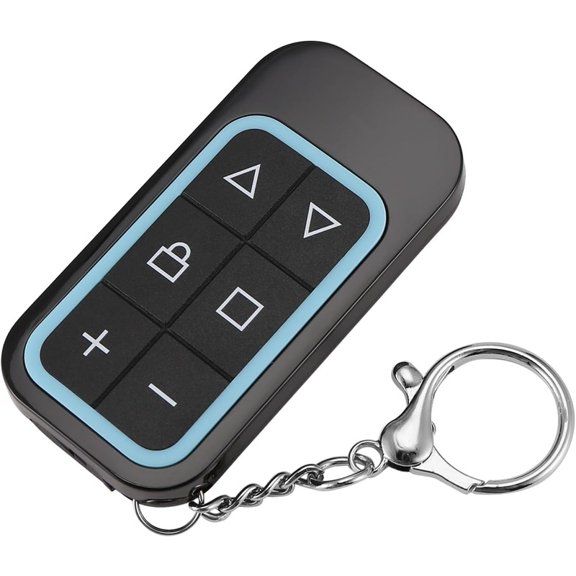 Blue Rechargeable 8-Channel Multi-Frequency Wireless Garage Door Remote Control (Frequency-Copying)
