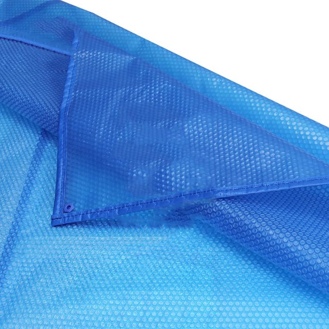 Blue Rectangle Solar Cover Heat Retaining Blanket, 13/9.8/6.5/4.9/3.2