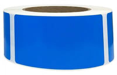 Blue Color Coding Labels 2 x 4