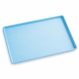 Blue Rectangular Polypropylene Bakery Display Tray, NSF Listed, Full ...