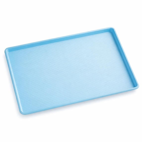 Blue Rectangular Polypropylene Bakery Display Tray, NSF Listed, Full ...