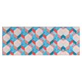 thumbnail image 1 of Blue Red Checkered Pattern Kitchen Rug Mat,Kitchen Runner Rugs Non Skid Washable,Decorative Kitchen Floor Mats for Kitchen,Sink,Laundry,17"X47", 1 of 5
