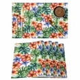 thumbnail image 1 of Blue Red Flower Placemats Set of 6, Green Leaf Tropical Plants Summer Non-Slip Place Mats Washable Table Mats for Kitchen Dining Table Decorations Indoor/Outdoor, 1 of 9