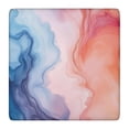 thumbnail image 1 of Blue Red Purple Marble Pattern Square Fitted Tablecloth with Elastic Edge,Square Table Cover,Washable Elastic Table Cover for Home Kitchen Party Decor 36"x36", 1 of 6