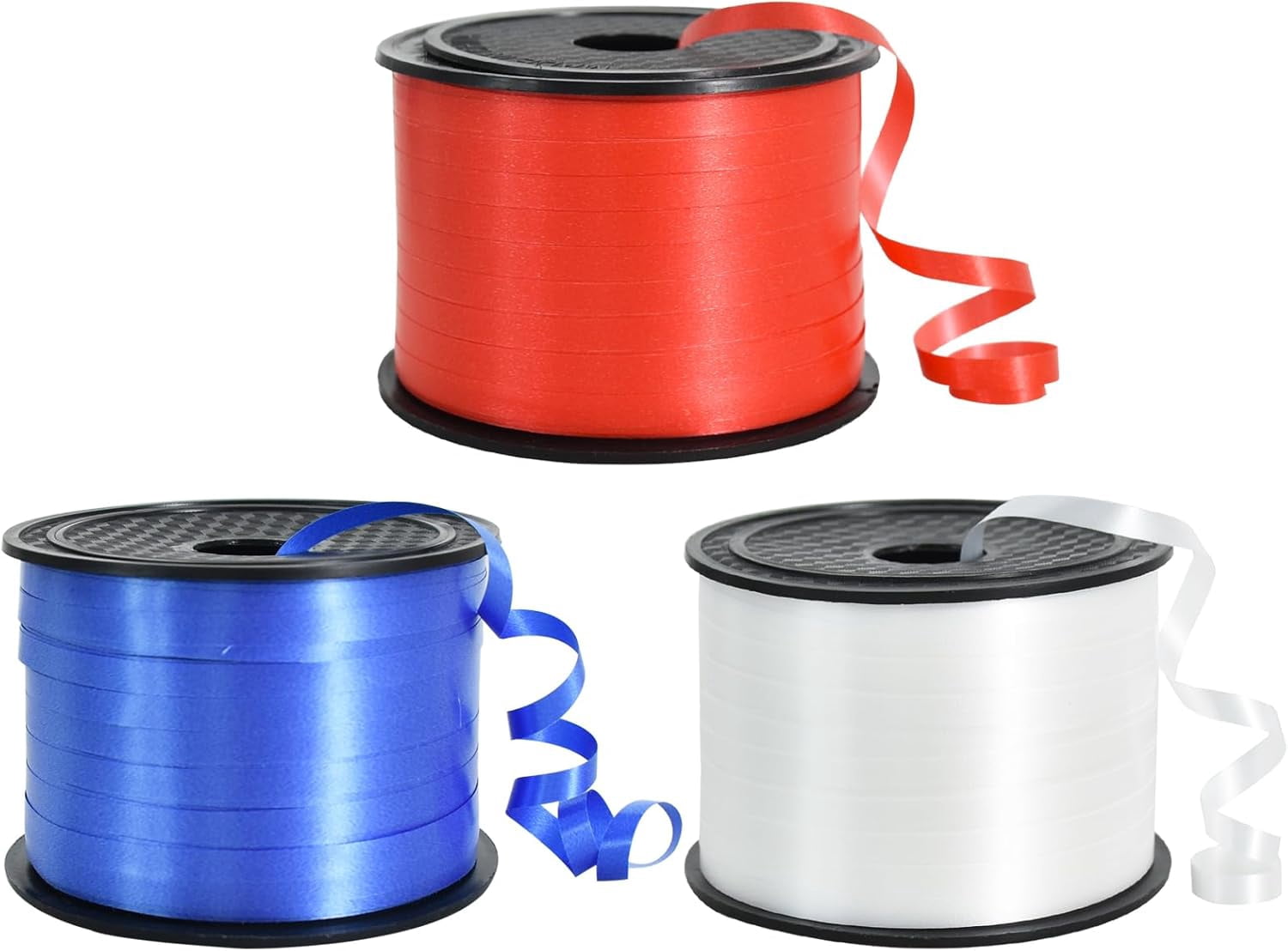 Blue Red White Curling Ribbon Balloon String Gift Wrapping Decor ...
