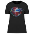thumbnail image 1 of Blue/Red/Yellow Betta Fish Cool T-Shirt Women -Image by Shutterstock, Female Large, 1 of 2
