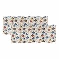 thumbnail image 1 of Blue Red Yellow Curtain Valances for Windows, Kitchen Valance Window Treatments Panel 2 Pack, Watercolor Western Cowboy Rod Pocket Short Curtains for Bathroom Bedroom 54 x 18 Inch, 1 of 8