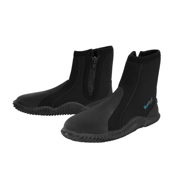 Blue Reef 7mm Neoprene Boots for Water Sports: Scuba Diving, Snorkeling, Diving, Rafting, Windsurfing