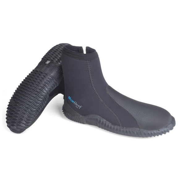 Blue Reef 7mm Neoprene Boots for Water Sports: Scuba Diving, Snorkeling, Diving, Rafting, Windsurfing