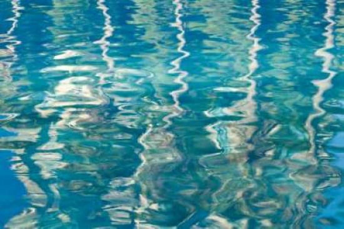 Blue Reflections I Canvas Art - Kathy Mahan (24 x 36)