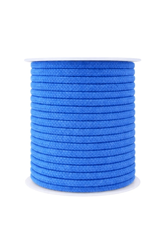 Blue Replacement Drawstring Cords 30 Yds 4mm Cotton Cording Macrame Rope
