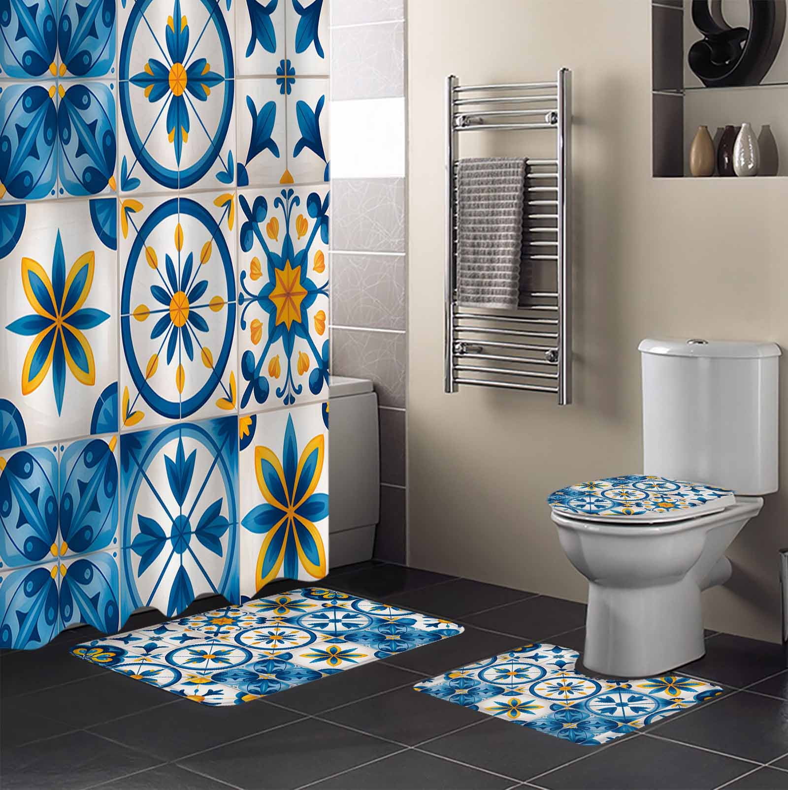 Great Description About Spanish Style Shower Curtain