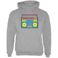 thumbnail image 1 of Blue Retro Boombox Stereo Mens Hoodie, 1 of 1