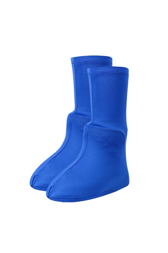 Blue Reusable Waterproof Shoe Covers For Adults Outdoor Cycling Camping Fishing Hiking With Anti Slip Sole Includes 1 Pair With 0.13Lb Weight Fits Shoe Size 35-46