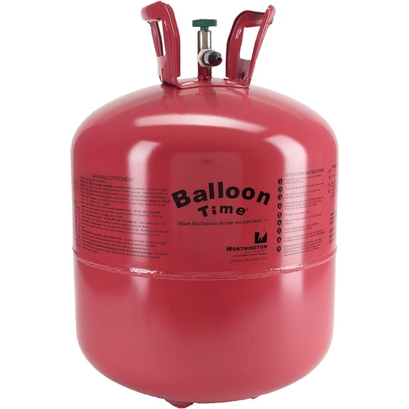 Blue Ribbon Balloon Time Large Helium Tank
