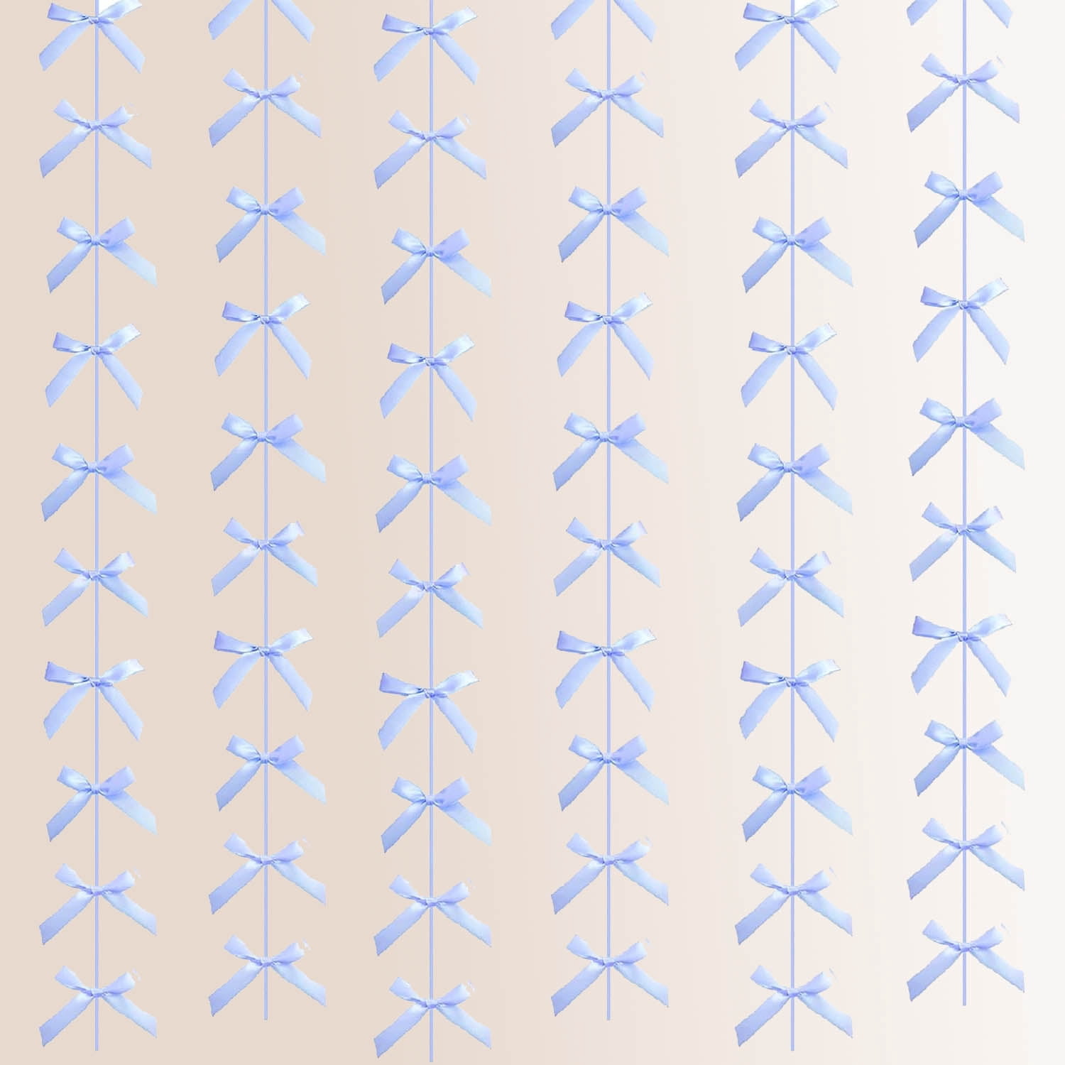 Blue Ribbon Bow Hanging Garland Banner for Party Decorations Birthday ...