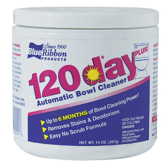 Blue Ribbon Pet Products Toilet Bowl Cleaner Automatic - Powder, Clean Scent - 14 Ounce