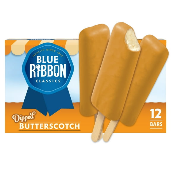 Blue Ribbon Classics Butterscotch Dipped Frozen Treat Bar, 12pk