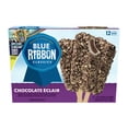 thumbnail image 1 of Blue Ribbon Classics Chocolate Éclair Coated In Cake Pieces Frozen Dessert Treat Bar, 36 fl oz, 12 Pack, 1 of 12