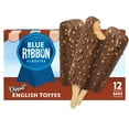 thumbnail image 1 of Blue Ribbon Classics English Toffee Coated With Chocolate Flavor and Toffee Pieces Frozen Dessert Treat Bar, 24 fl oz, 12 pack, 1 of 12