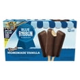 thumbnail image 1 of Blue Ribbon Classics Homemade Vanilla Bar Coated in Chocolate Flavored Frozen Dessert Treat Bar, 24 fl oz, 12 pack, 1 of 11