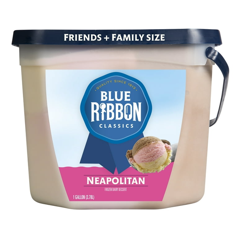 Blue Bunny Blue Ribbon Neapolitan Ice Cream Tub, 64 oz - Foods Co.